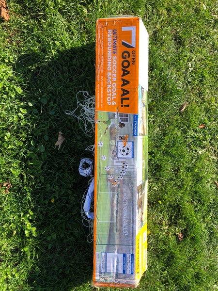 Used Open Goaaal! Ultimate Soccer Goal and Rebounding Backstop