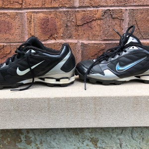 Used Black Nike Low-Top Baseball Cleats - Size: M 5.5 (W 6.5)