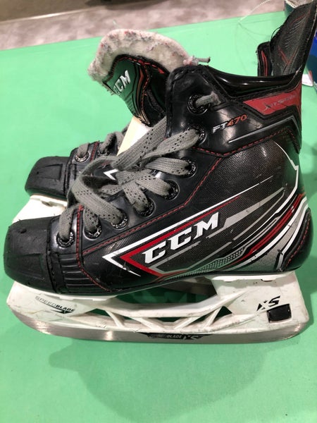 Junior Used CCM JetSpeed FT470 Hockey Skates D&R (Regular) 2.5