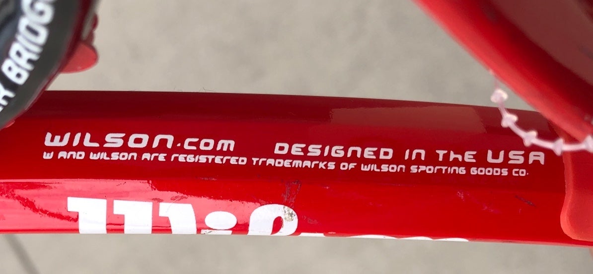 Used Wilson Volcanic Tennis Racquet