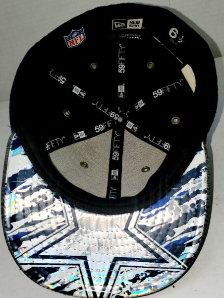 Men's Dallas Cowboys New Era Silver 59FIFTY Fitted Hat