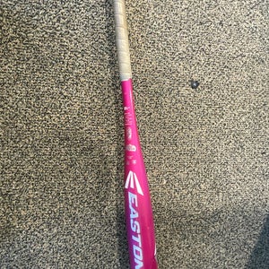 Used 2018 Easton Pink Sapphire Alloy Bat -10 17OZ 27"