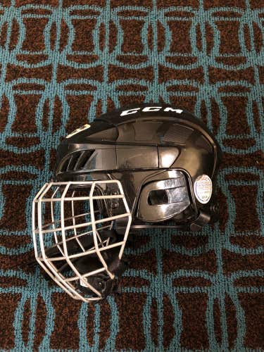 Used CCM FL40 Hockey Helmet (Size: Small) - Certification: Expired