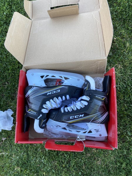 Junior Used CCM Tacks 9060 Hockey Skates 4.5