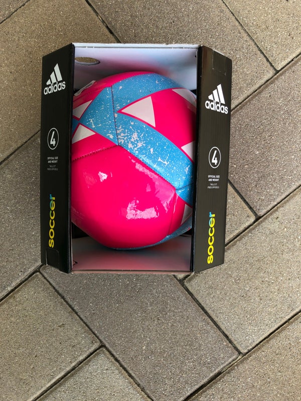 Used Adidas Soccer Ball Pink