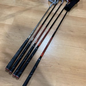 Used Junior Red Zone Right Clubs (Full Set) Uniflex 5  Clubs
