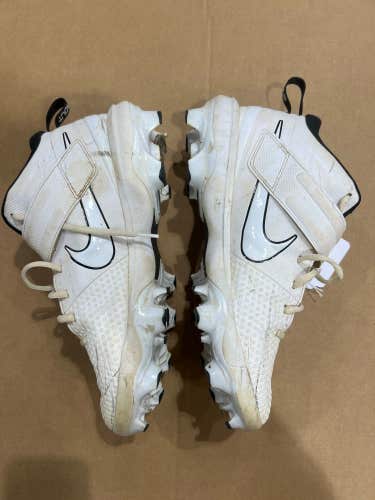 White Used Men's 10.5 (W 11.5) Nike Trout Footwear