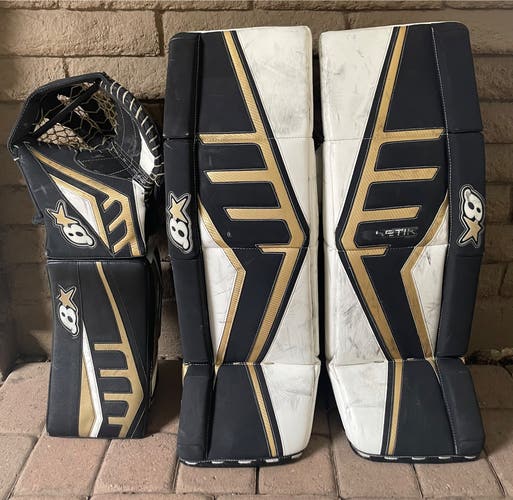 Brian’s goalie pads