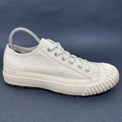 PF Flyers Womens Size 6.5 Shoes Center Shell Toe Off White Ivory Canvas Low Top
