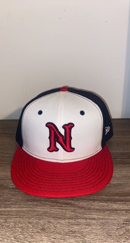Red Used 7 1/2 New Era Hat
