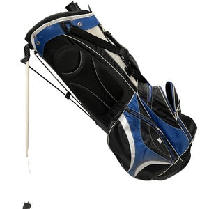 Used Taylormade Stand Bag Blue Wht Blk Golf Stand Bags