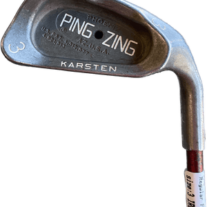 Used Ping Zing 3 Iron Regular Flex Graphite Shaft Individual Irons