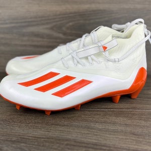 Adidas Adizero Primeknit Football Cleats Orange White Mens Size 13 NEW GZ0422