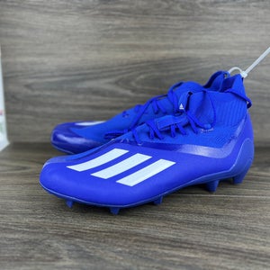 NEW Adidas Adizero Primeknit Royal Blue Football Cleats GZ0421 Men’s Size 14