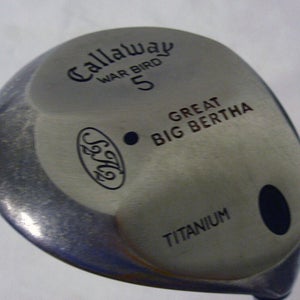 Callaway Great Big Bertha Warbird 5 wood (Graphite Regular) Ti Fairway Golf Club