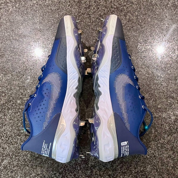 Nike Mens Alpha Huarache Elite 3 Low Baseball Cleats in Blue ---- Size 16!!