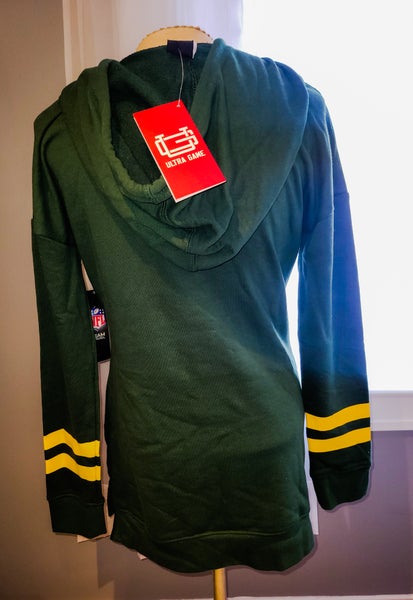 Green New Women's Medium Sweatshirt/NFL ULTRA GAME/WOMENS SWEATER-HOODIE  PACKERS