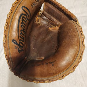 NICE Rawlings Right Hand Throw Catcher's RCM8 Ted Simmons Signature Model Baseball Glove 33"