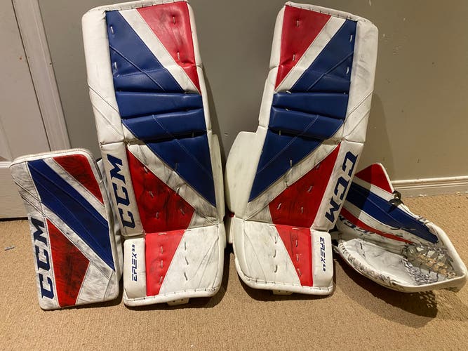 Used 30" CCM Regular Extreme Flex 5.9 Goalie Full Set