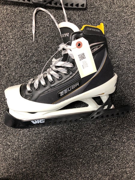 Senior Used Bauer Supreme One60 Hockey Goalie Skates D&R (Regular) 8.5