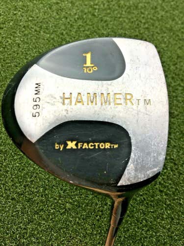 Xfactor Hammer 595MM 1 Wood / Driver 10* / RH ~44" / Regular Graphite / gw5748