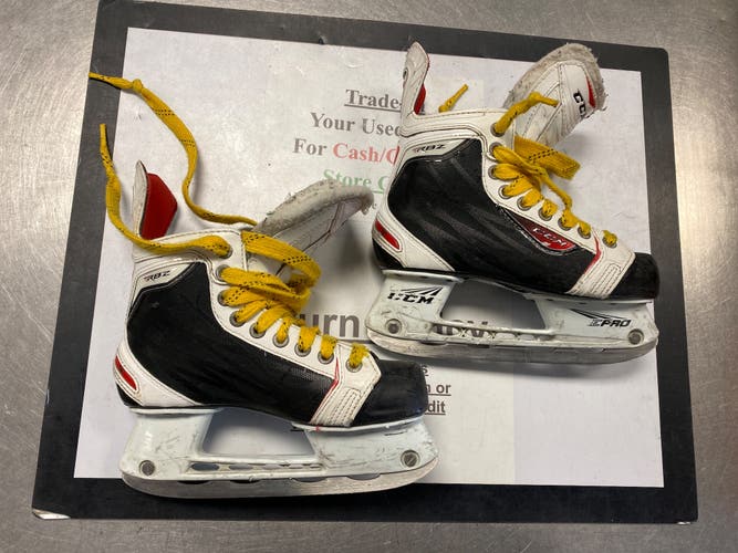 Used CCM Regular Width Size 3 RBZ Hockey Skates