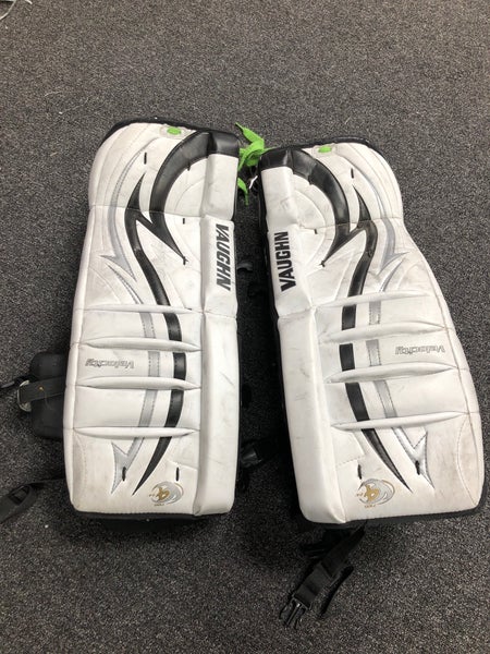 Used 24" Vaughn Velocity V4 Goalie Leg Pads