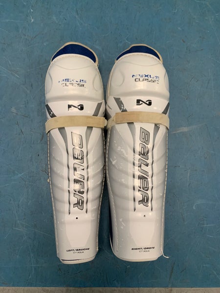 Used Bauer Nexus Classic Hockey Shin Pads (17")