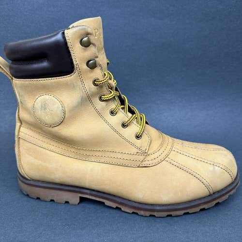 Polo Ralph Lauren Whitwood Boots Work Hiking Boots Tan Brown Men’s Size 10.5 D