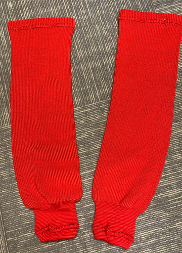 Red 32" Senior Used Large Knit Socks
