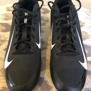 New Black size 13 Nike Vapor Men's Molded Cleats Low Top