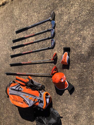 Junior Used Cobra Right Handed Ricky Fowler Clubs (Full Set) Regular Flex 6 Pieces