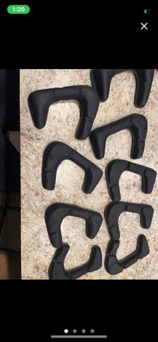 Lacrosse helmet ear pads lot