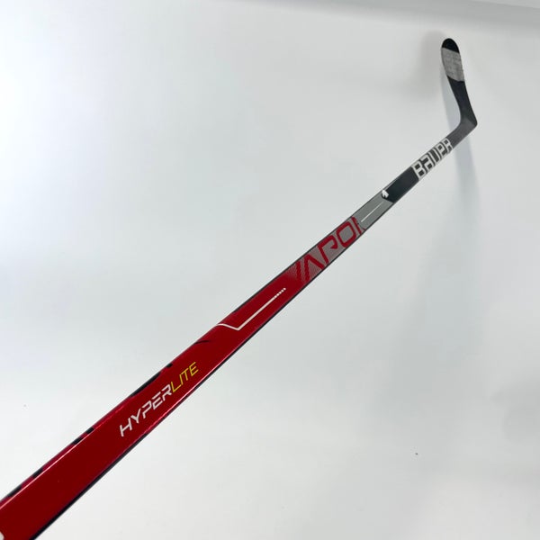 Repaired Left Handed Red Bauer Hyperlite | 82 Flex | P28 Curve | Grip | #J92