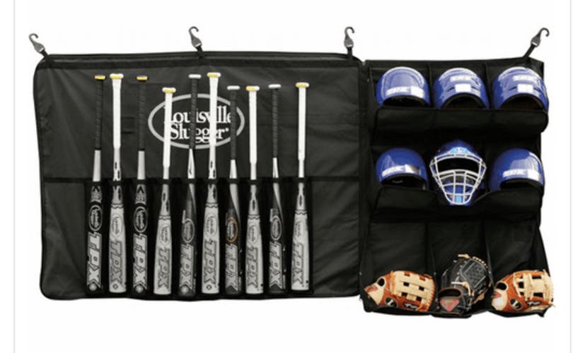 Used Louisville Slugger Baseball/Softball Dugout Organizer