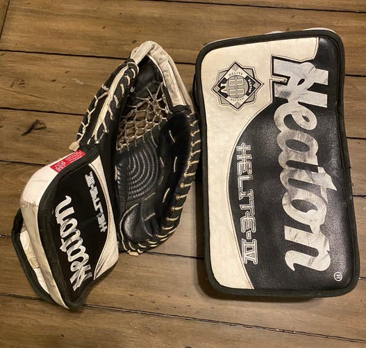 Used Regular Heaton Helite IV Glove & Blocker
