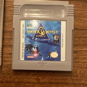 seaQuest DSV (Nintendo Game Boy, 1994) Tested w/ Case