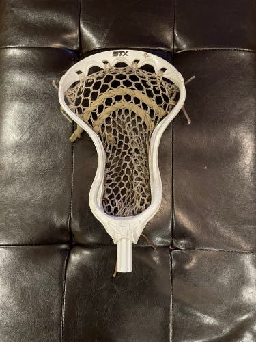 Used FOGO Strung White Duel U Lacrosse Head