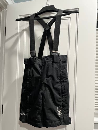 Black Unisex Youth Used Size 10 Spyder Ski Race Shorts
