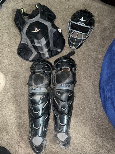 Allstar system 7 catchers gear set black