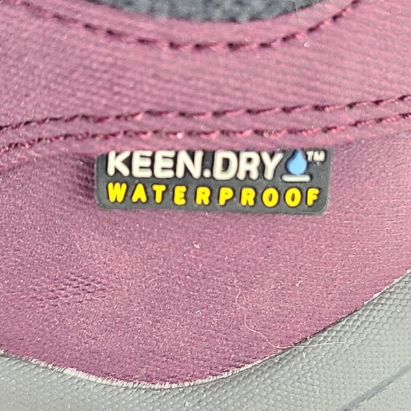 Keen Kootenay Waterproof Leather Snow Boots Winetasting Big Kid's Size: 3