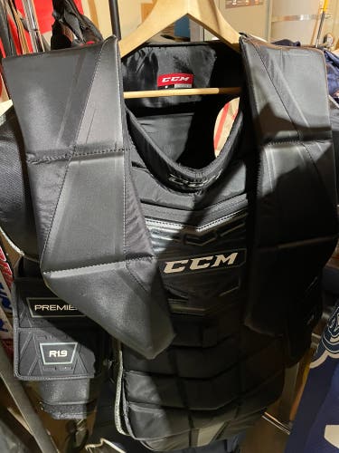 Used Large CCM  Premier R1.9 Goalie Chest Protector