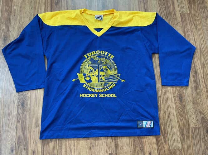 Turcotte Stickhandling Hockey School HOCKEY CAMP Size Large Practice Jersey!