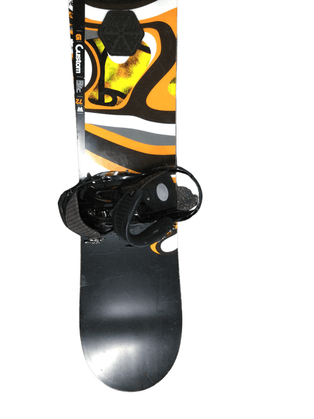 Used Burton Custom Superfly Ii 172 Cm Men's Snowboard Combo