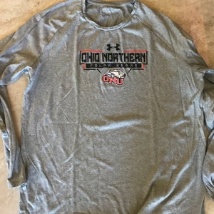 Ohio Northern Gray New Large Men's Under Armour Shirt