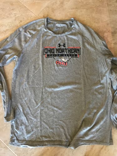 Ohio Northern Gray New Large Men's Under Armour Shirt
