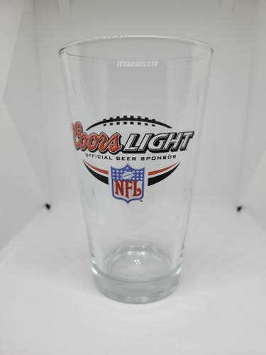 Coors Light NFL Pint Glass