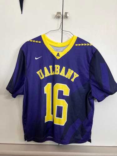 University Of Albany Purple #16 Lacrosse Jersey