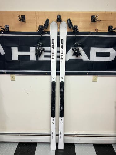 Used 2022 HEAD 188 cm World Cup Rebels e.GS RD Skis 27m With Head Freeflex ST 16 bindings