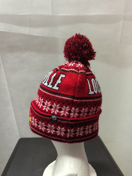 Vintage University of Louisville Cardinals Winter Hat Toque Adult Size